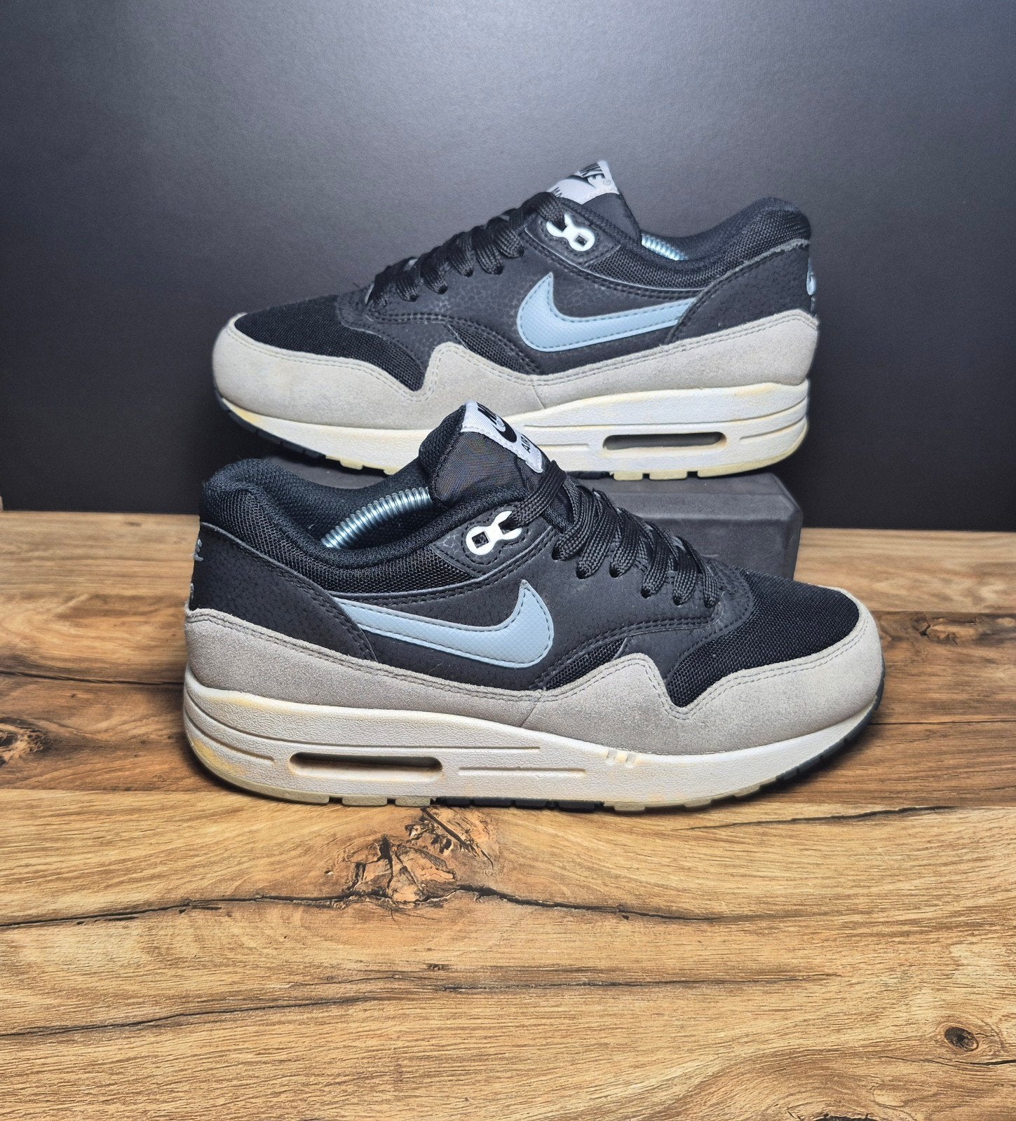 Nike Air Max 1 – Zwart/Grijs – EU 38, Kleding | Dames, Schoenen, Verzenden, Zwart, Sneakers of Gympen, Nvt
