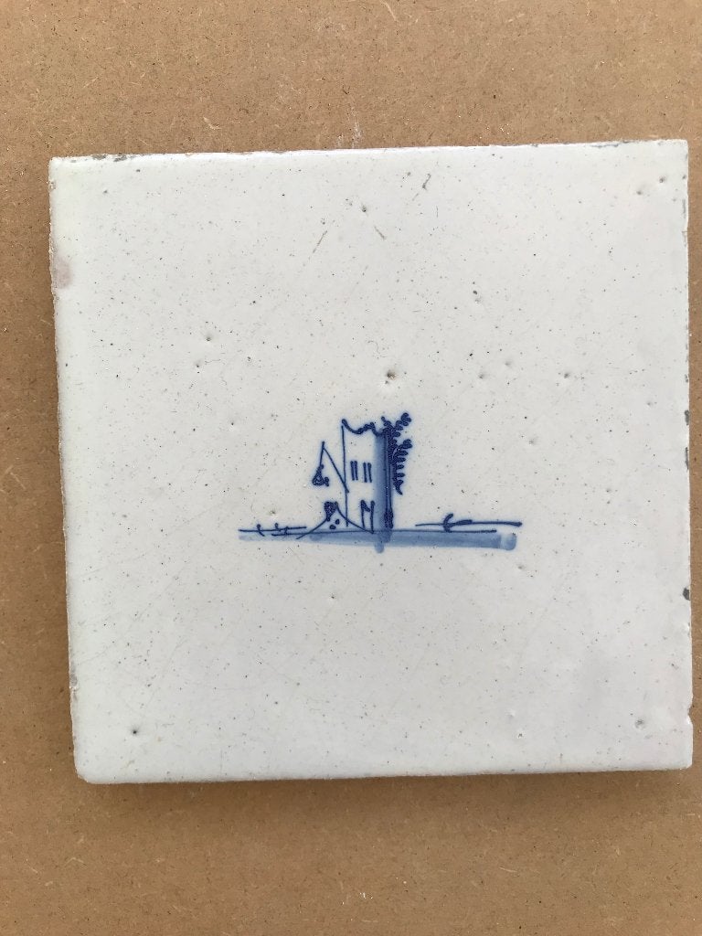 tegel gebouw toren ca. 1675 bodemvondst, Verzenden