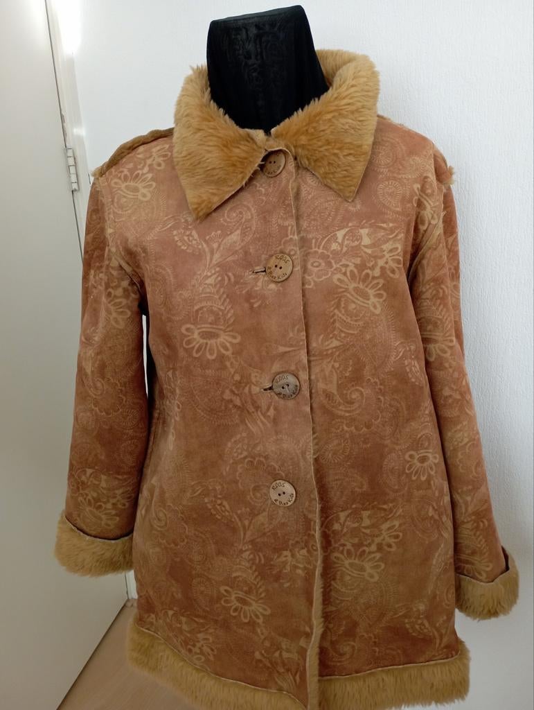 Winter jas., Kleding | Dames, Maat 38/40 (M), Beige, Ophalen of Verzenden, Zo goed als nieuw