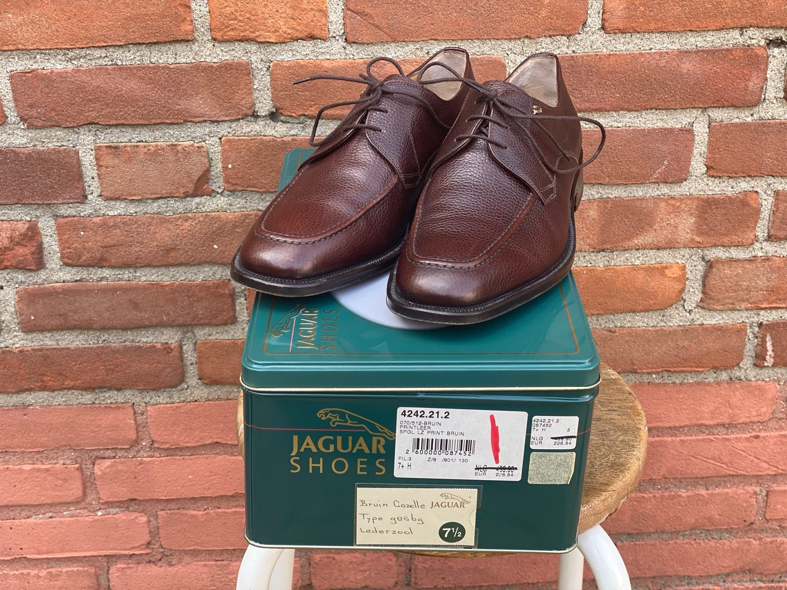 Jaguar Shoes Nette Schoenen Bruin Maat 41, Ophalen of Verzenden, Gedragen, Bruin, Veterschoenen