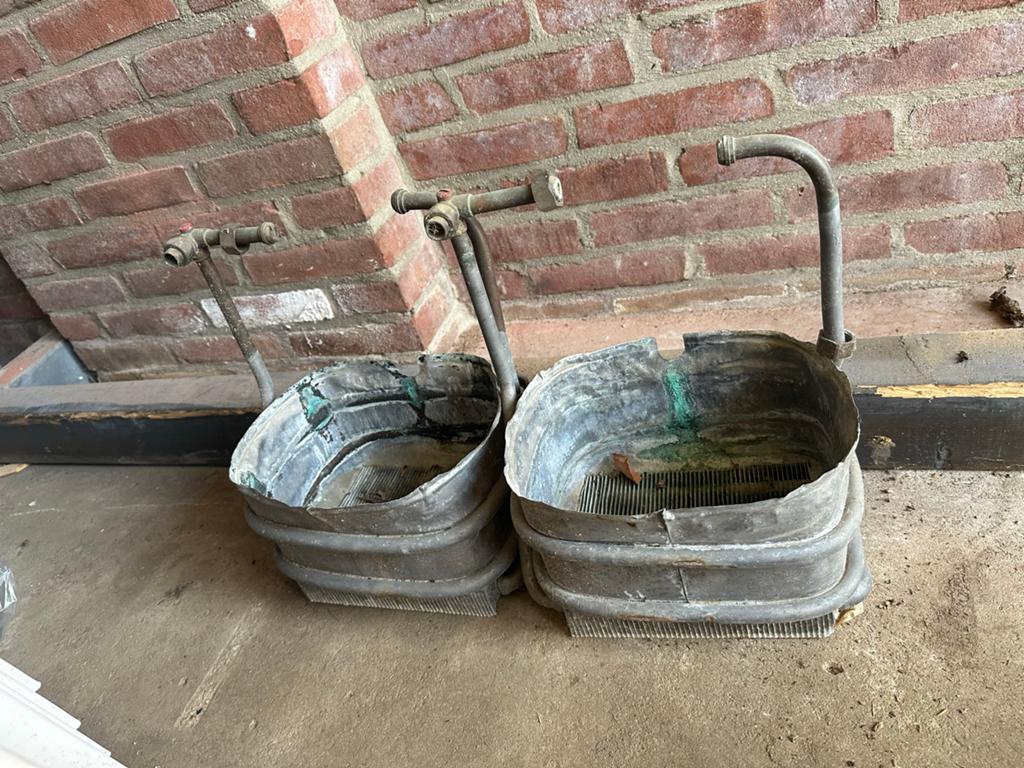 Oude Geiserspiralen / Warmtewisselaars voor Badgeiser/Boiler, Doe-het-zelf en Verbouw, Geisers en Boilers, Ophalen, Gebruikt, Aardgas