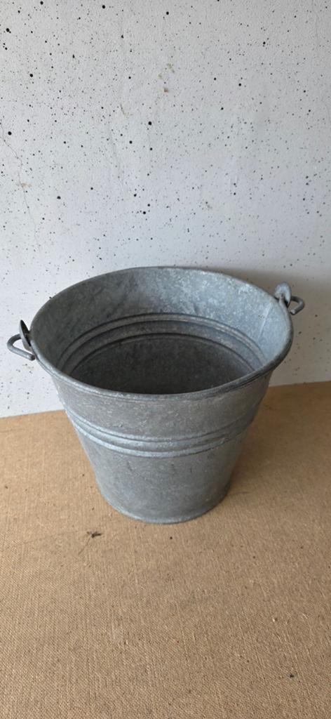 Zinken emmer 12 ltr, Ophalen of Verzenden, Kunststof