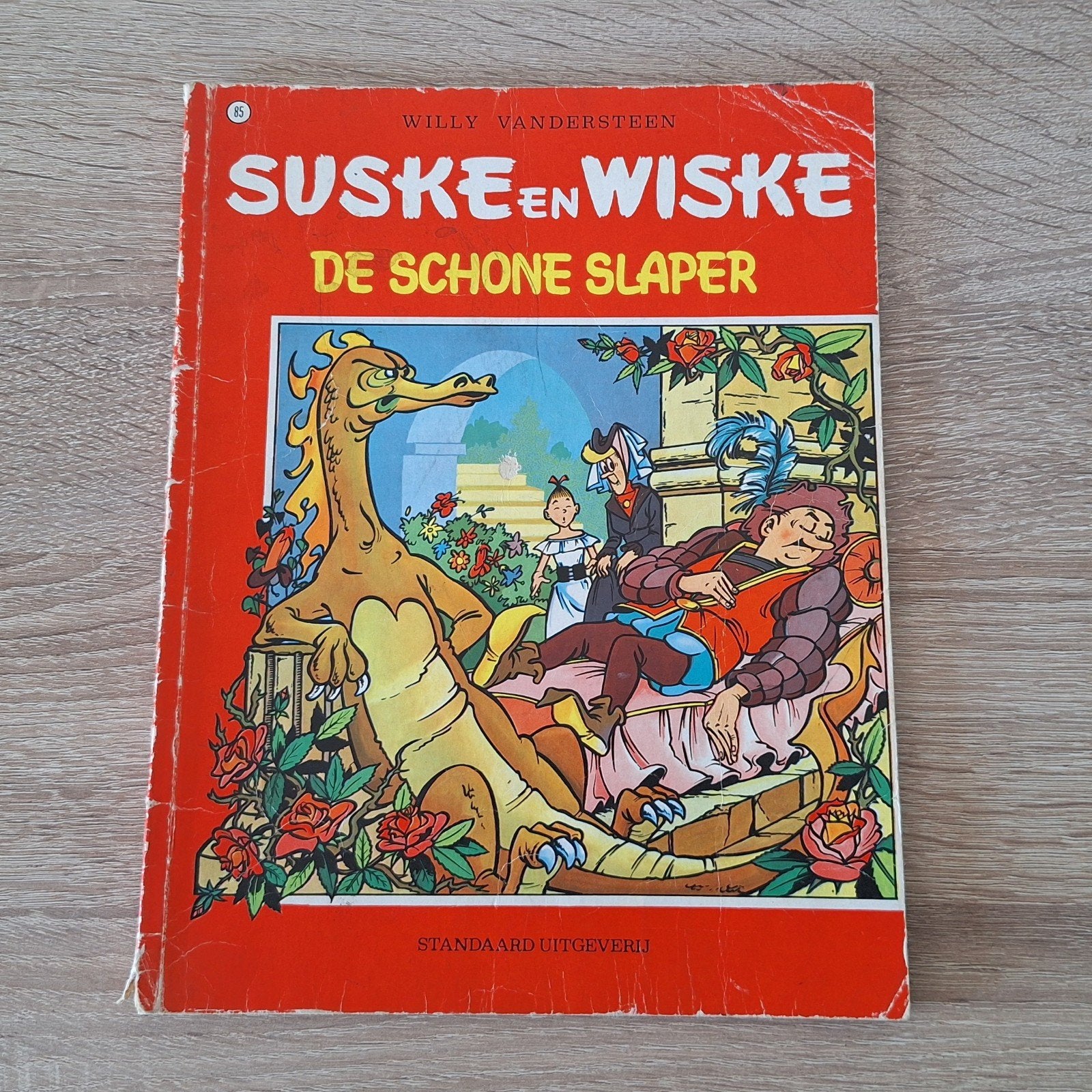 Suske en Wiske 85 - De Schone Slaper, Eén stripboek, Ophalen of Verzenden, Gelezen, Willy Vandersteen