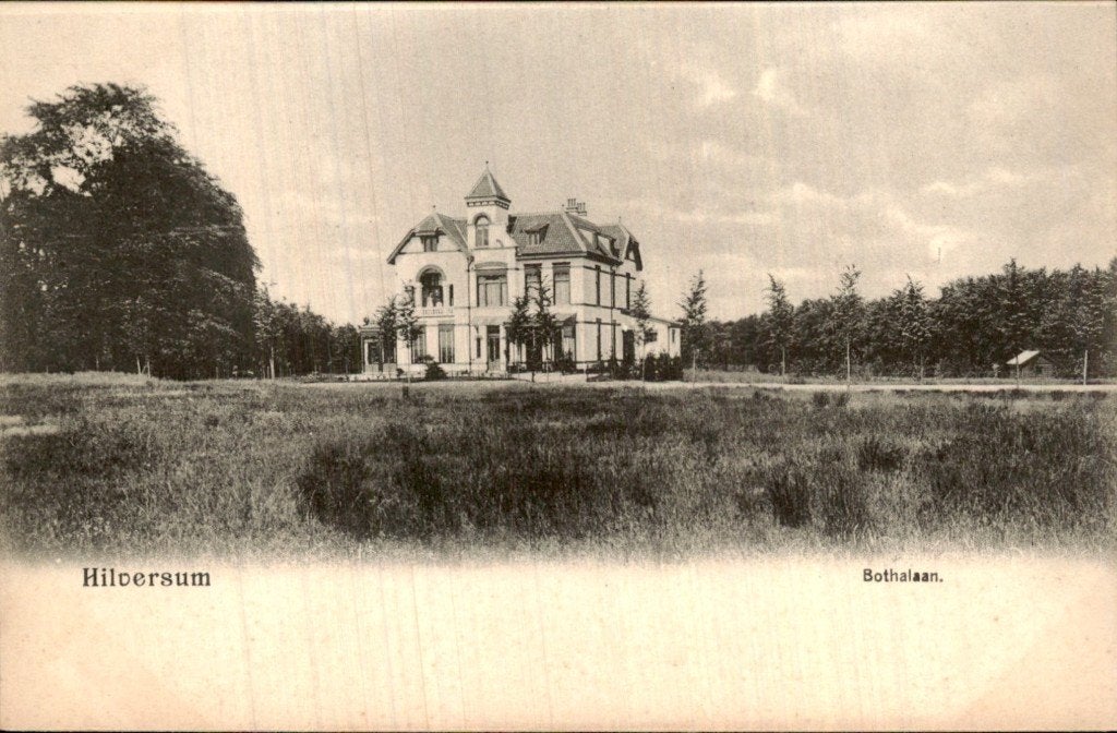 Hilversum - Villa - Bothalaan, Ophalen of Verzenden, Voor 1920, Ongelopen, Noord-Holland