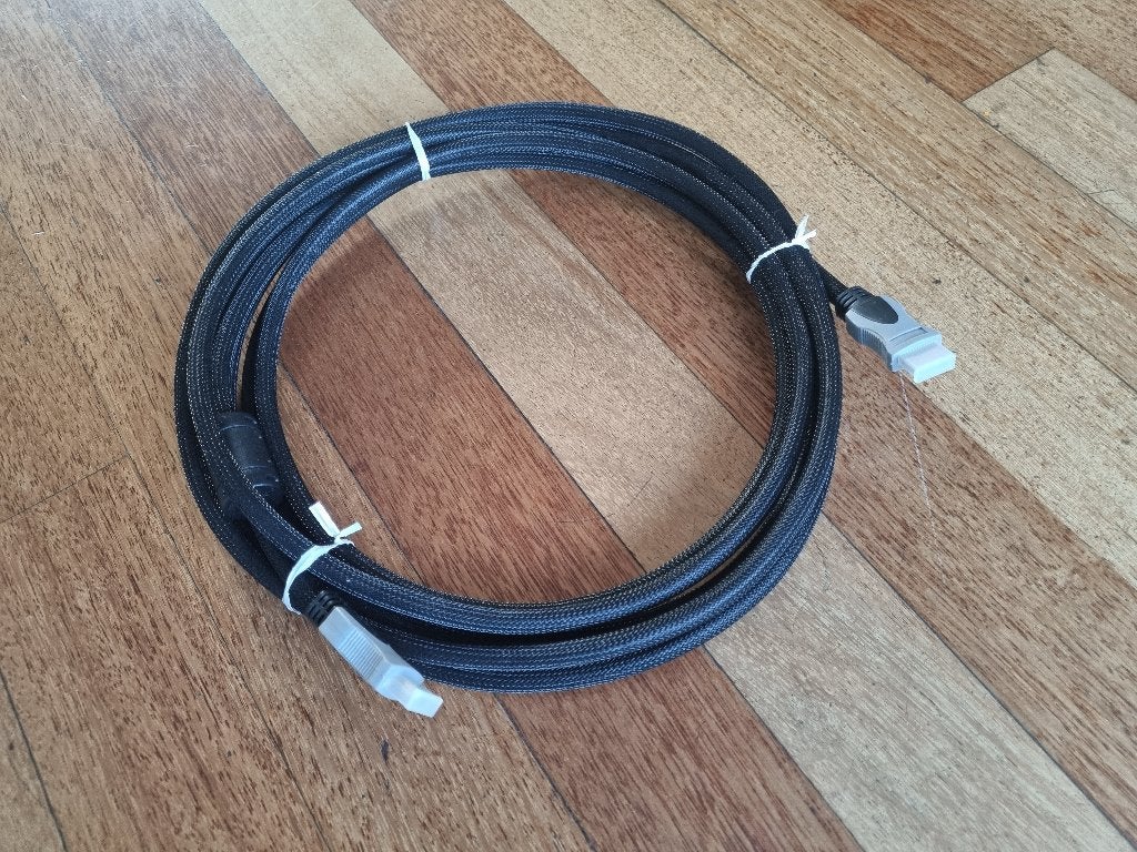 5 m lange kwaliteits HDMI-kabel, Ophalen of Verzenden, Zo goed als nieuw, 5 tot 10 meter, HDMI-kabel