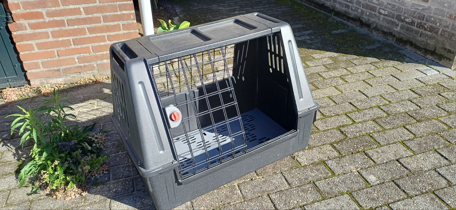 Autobench/transportbox voor middelgrote hond, Dieren en Toebehoren, Ophalen, Zo goed als nieuw