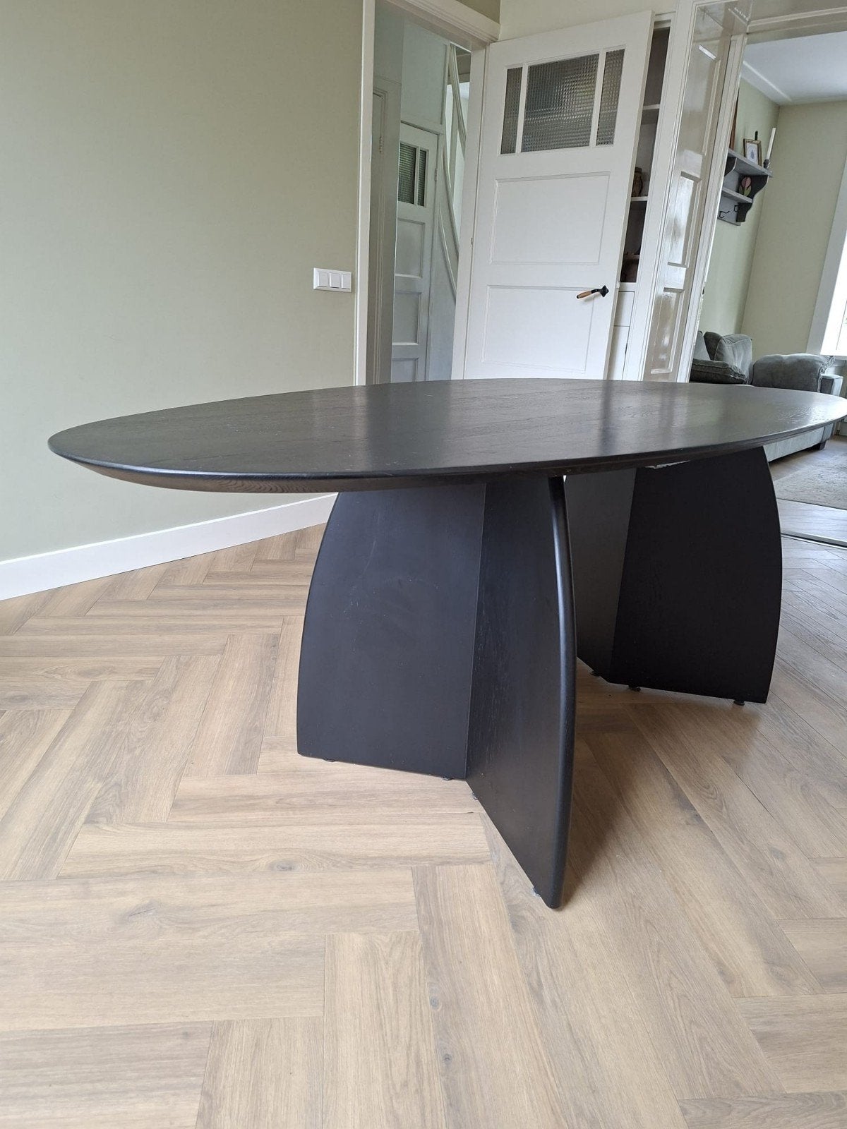 2e kans Zitmaxx Amarant eettafel 200x93 zwart, MOET SNEL WEG, Huis en Inrichting, Tafels | Eettafels, Ophalen, Gebruikt, 200 cm of meer