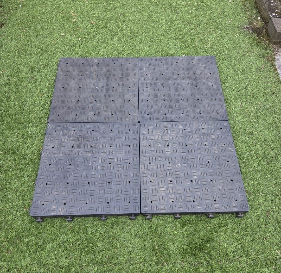 Leigro tegels, 50x50, 90 stuks, Caravans en Kamperen, Ophalen
