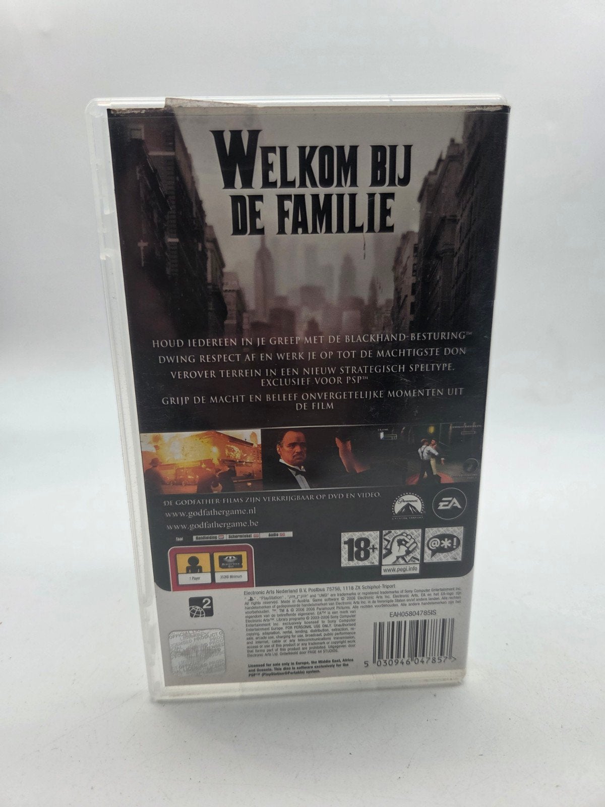 The Godfather PSP - Actie/Avontuur Game, Avontuur en Actie, Gebruikt, Vanaf 18 jaar, Electronic Arts