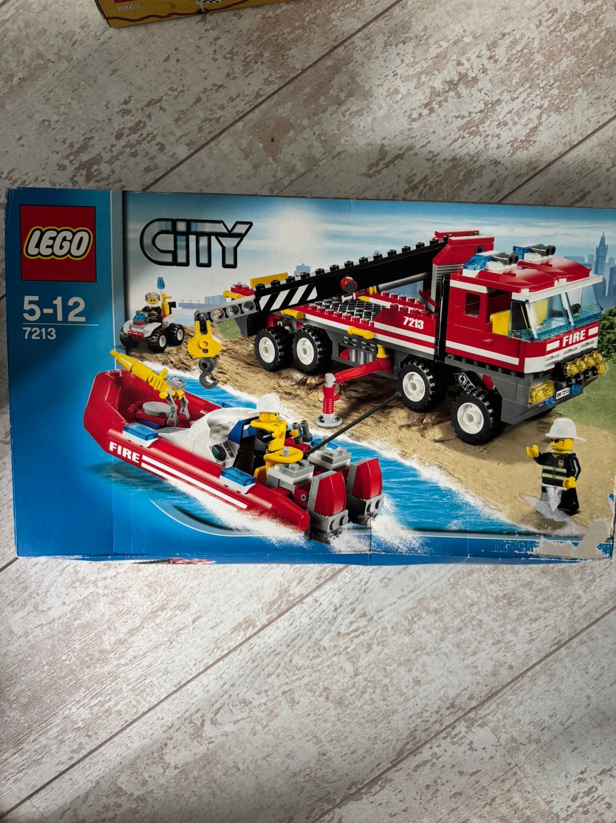 Lego City 7213 Brandweerboot en Vrachtwagen, Kinderen en Baby's, Speelgoed | Duplo en Lego, City, Lego, Nieuw, Ophalen of Verzenden