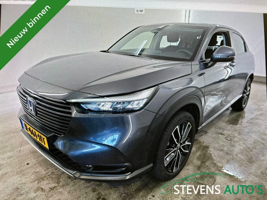 Honda HR-V 1.5 e:HEV Elegance STOELVERWARMING / CAMERA / LED, Stof, SUV of Terreinwagen, Zilver of Grijs, Te koop