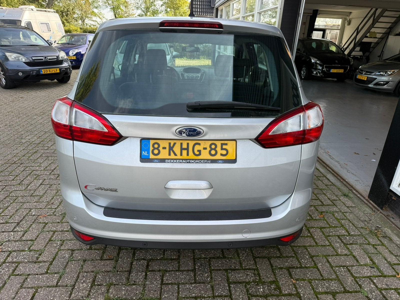 Ford Grand C-Max 2.0 Tdci 7 PERS VASTE PRIJS AUTOMAAT, Auto's, Stof, Euro 6, 4 cilinders, 7 stoelen