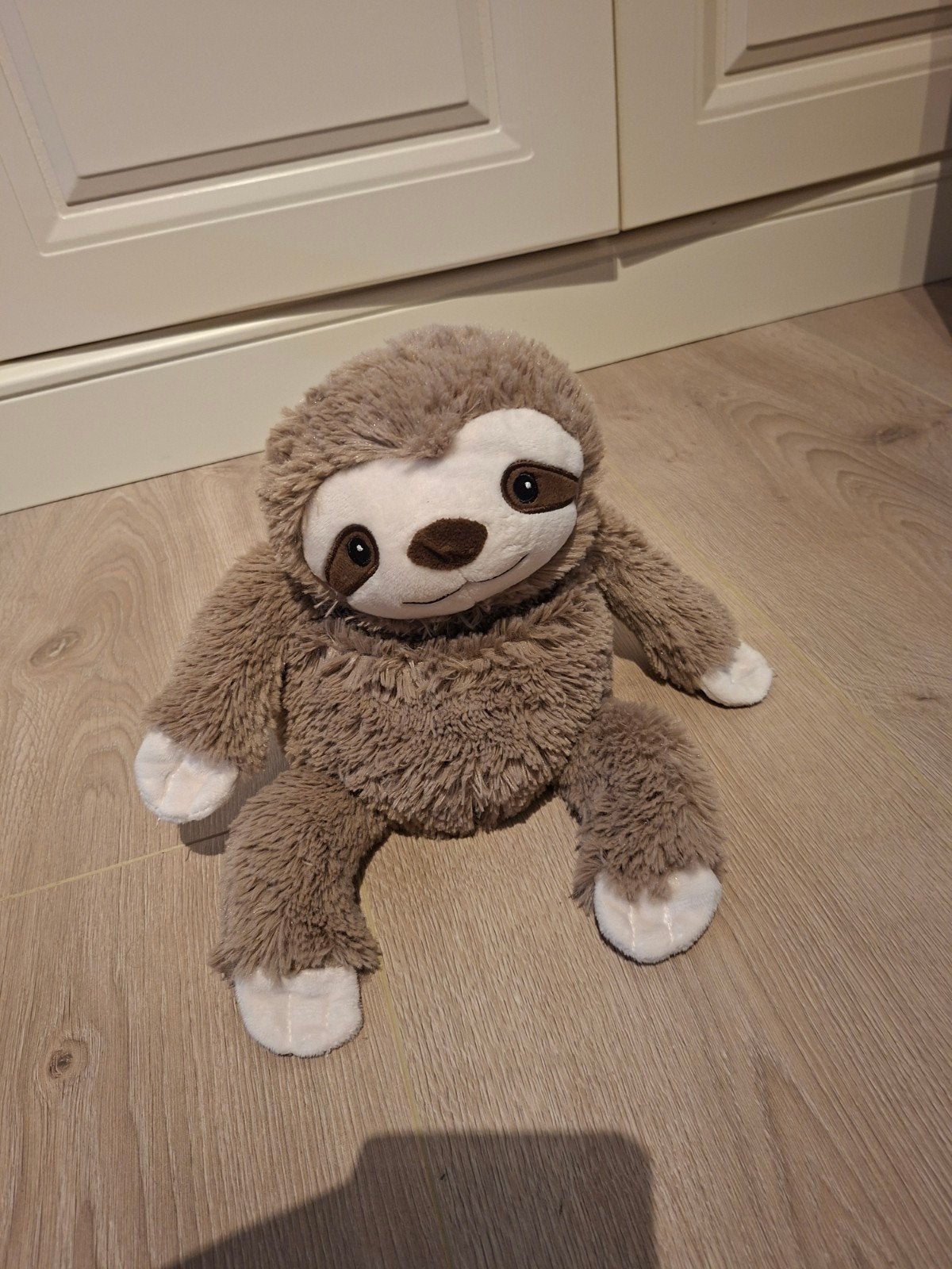 Warmies Luiaard Knuffel - Magnetron Knuffel, Overige merken, Overige karakters, Overige typen, Ophalen of Verzenden