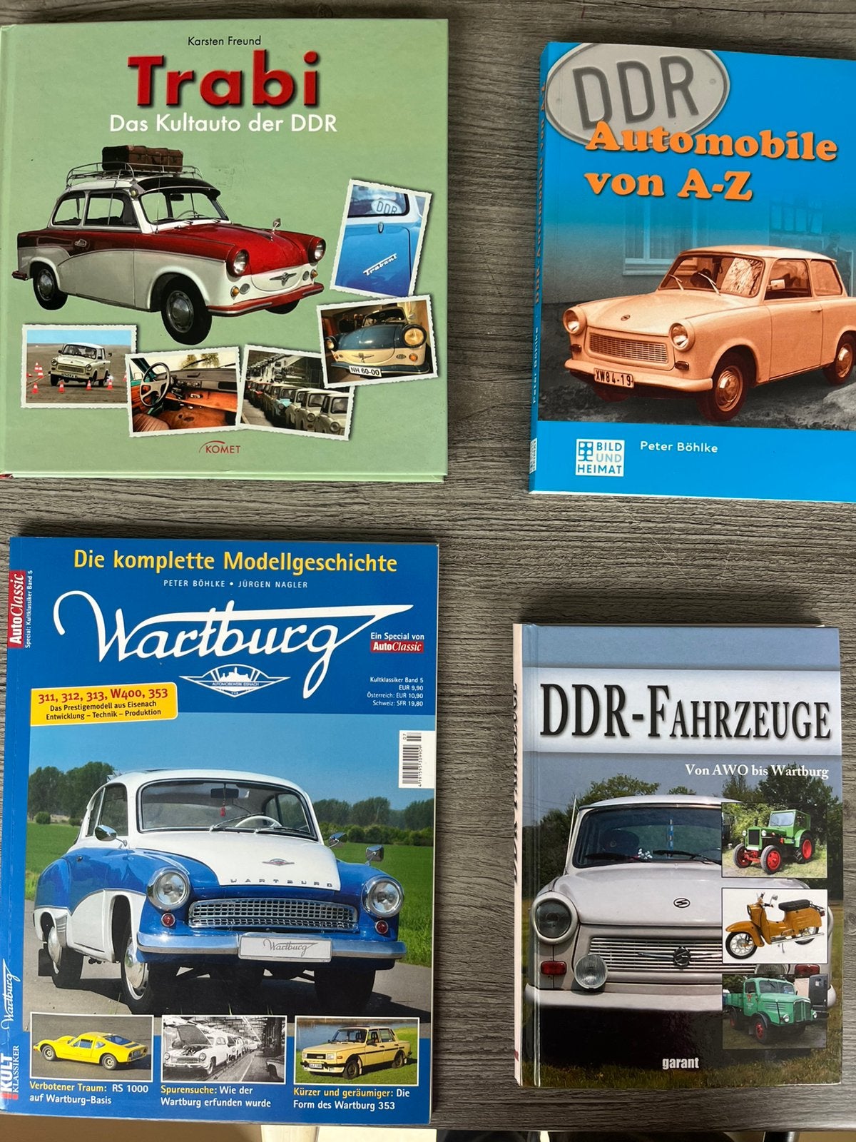 4 boeken DDR fahrzeuge, Ophalen of Verzenden, Zo goed als nieuw, Overige merken