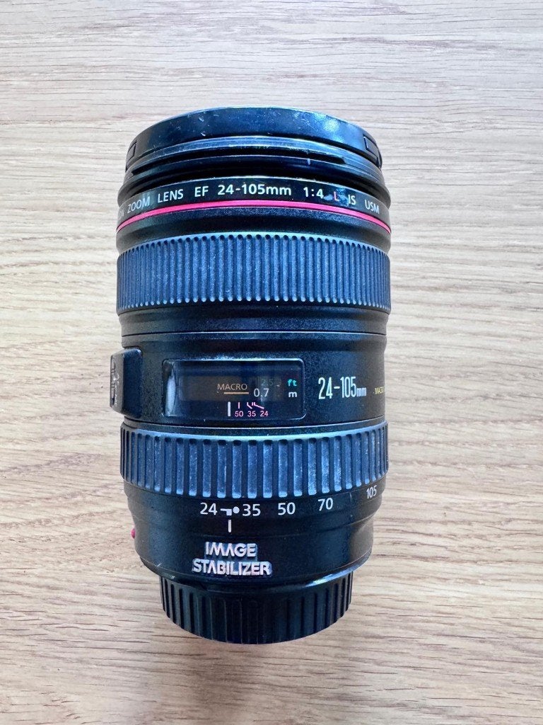 CANON Zoomlens EF 24-105 F4, Ophalen, Gebruikt, Canon, Groothoeklens