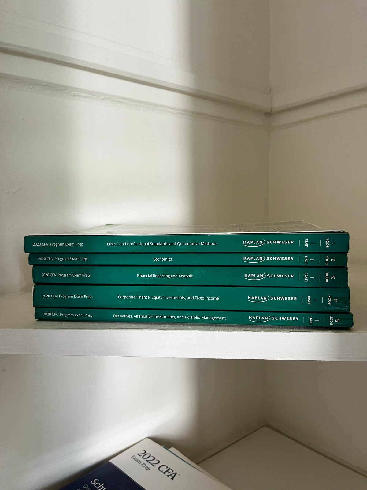 CFA Level I Exam Prep 2020 - Kaplan Schweser (5 books), Ophalen, Gamma, Zo goed als nieuw, WO