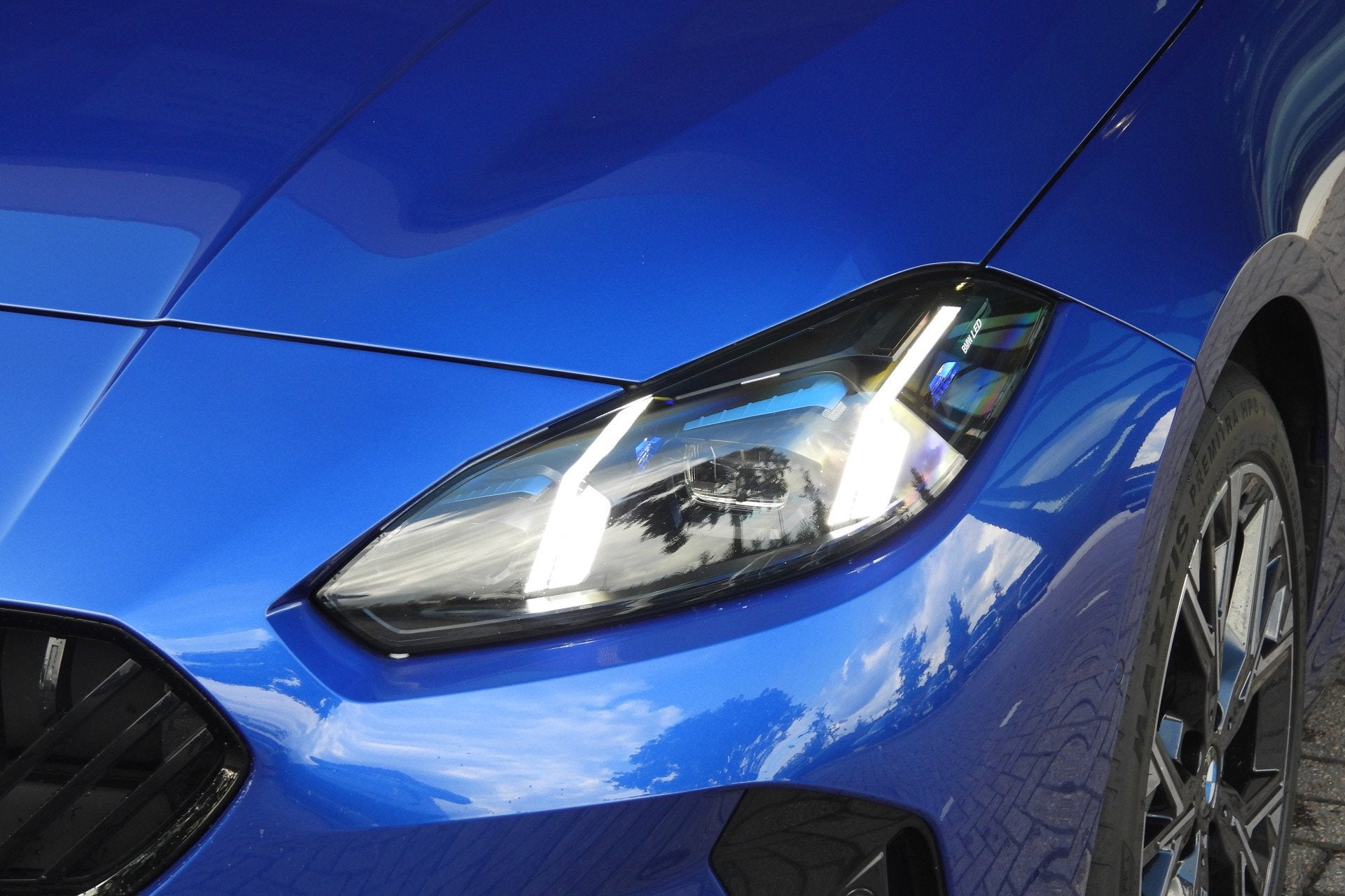 BMW 1 Serie 120 M Sport Automaat / Panoramadak / Adaptieve L, Gebruikt, Euro 6, 156 pk, Blauw