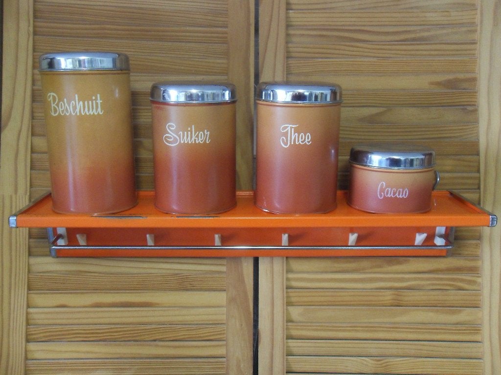 Brabantia keukenbussen/ voorraadbussen / bussen E 4,00 pst, Ophalen of Verzenden