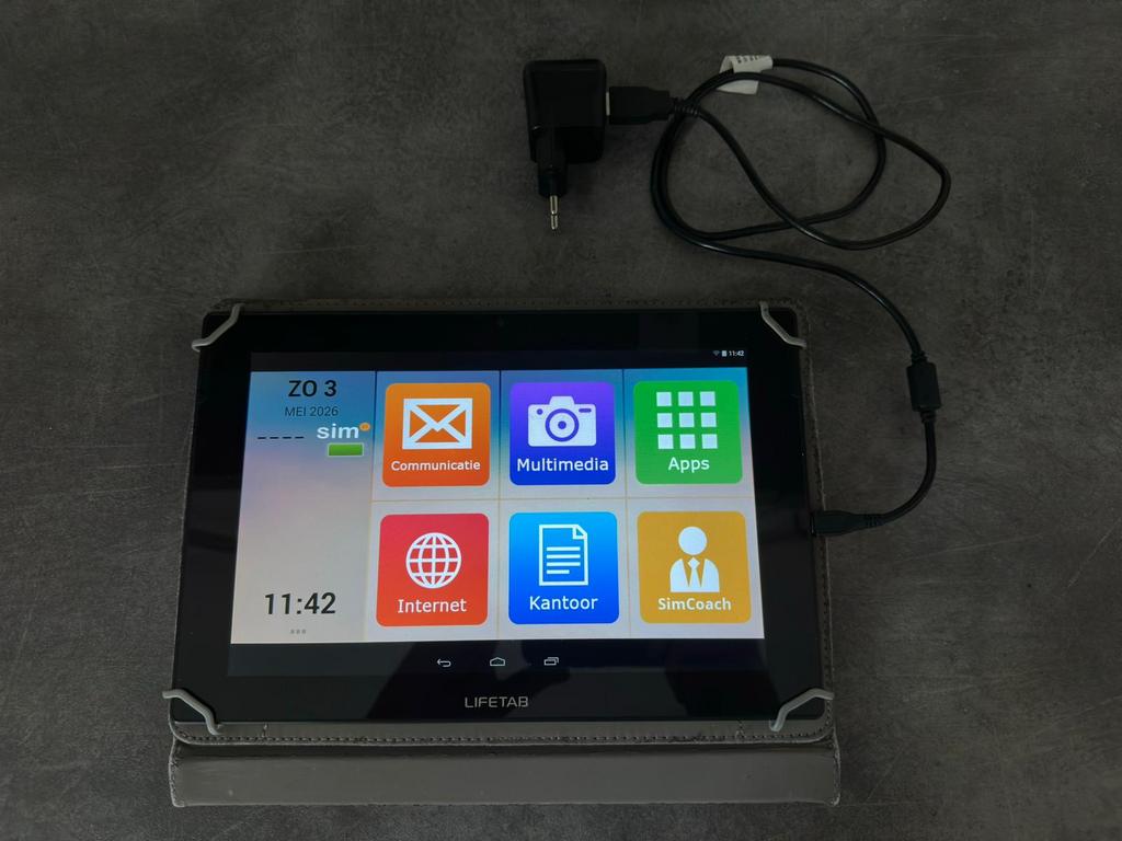 SIM PC seniorentablet Medion LIFETAB S10345 – Android 4.4.4, Ophalen of Verzenden, Zo goed als nieuw, 10 inch, 16 GB