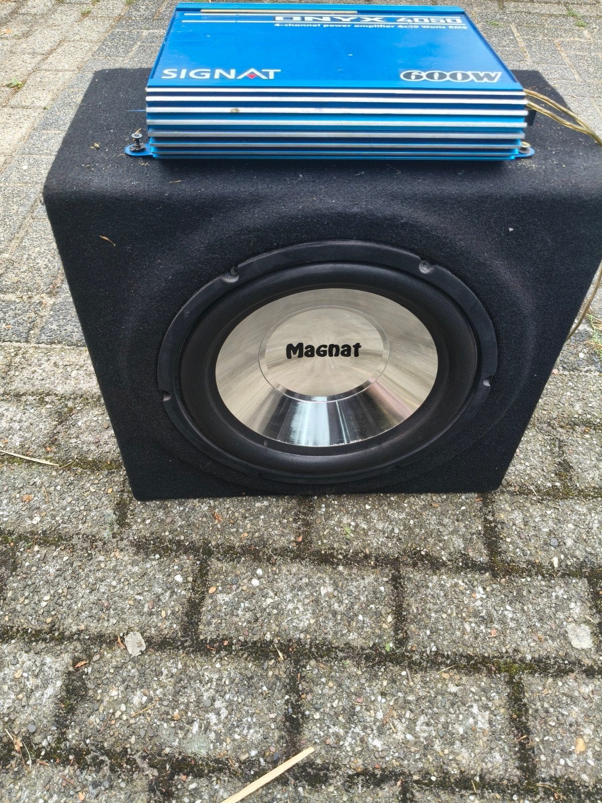 magnat subwoofer, Auto diversen, Autospeakers, Ophalen, Gebruikt