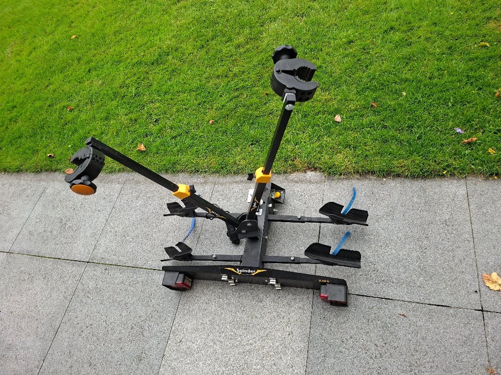 Spinder Hawk fietsendrager voor trekhaak, Ophalen, Gebruikt, Spinder