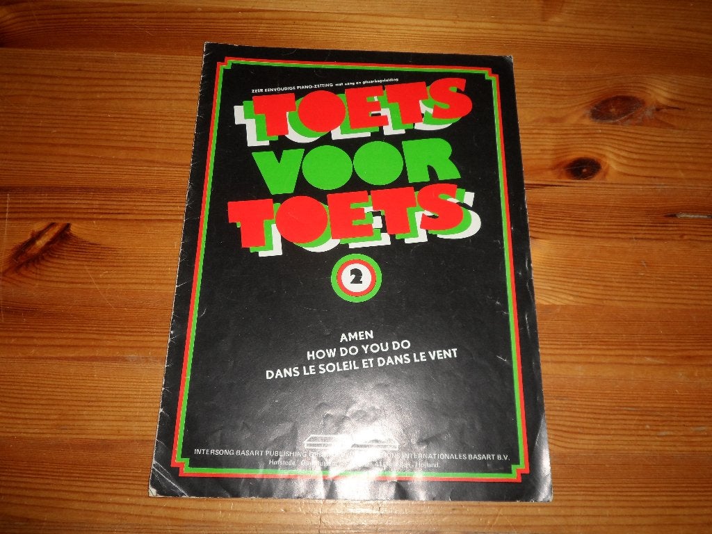 Toets voor toets nr. 2, Gebruikt, Gitaar, Ophalen of Verzenden, Artiest of Componist