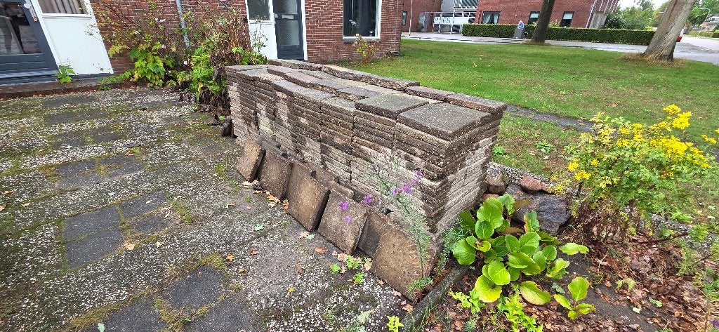 Stoeptegels, Ophalen, Gebruikt, Overige typen, 10 m² of meer
