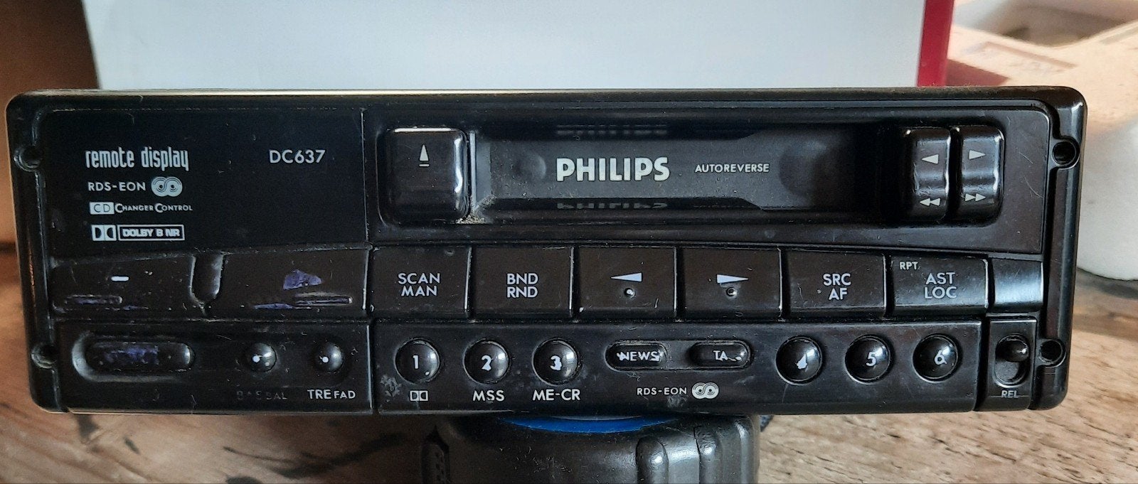 Philips DC637 autoradio - Werkt 100%, Auto diversen, Ophalen, Gebruikt