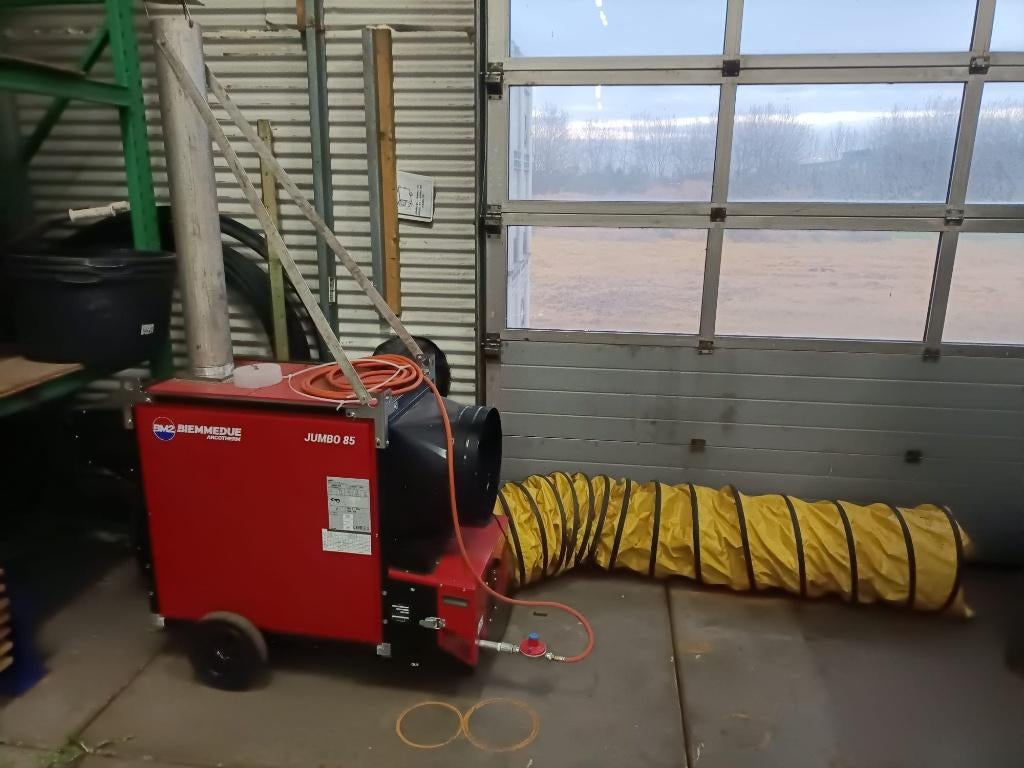 85kW BIEMMEDUE jumbo85 mobiele propaan heater, Doe-het-zelf en Verbouw, Verwarming en Radiatoren, Ophalen, Kachel, Minder dan 60 cm