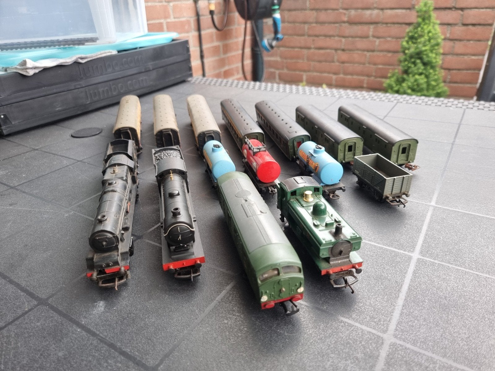 Vintage Tri-ang & Jouef Modeltreinen Verzameling – Locomotie, Overige merken, Gebruikt, Ophalen of Verzenden, Gelijkstroom