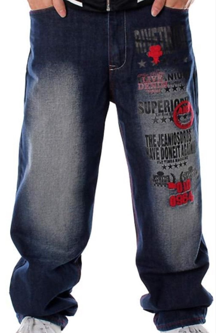 Streetwear Skater Blauwe Broek - Game Time Jeans, Ophalen of Verzenden, Gedragen, Blauw, Overige jeansmaten