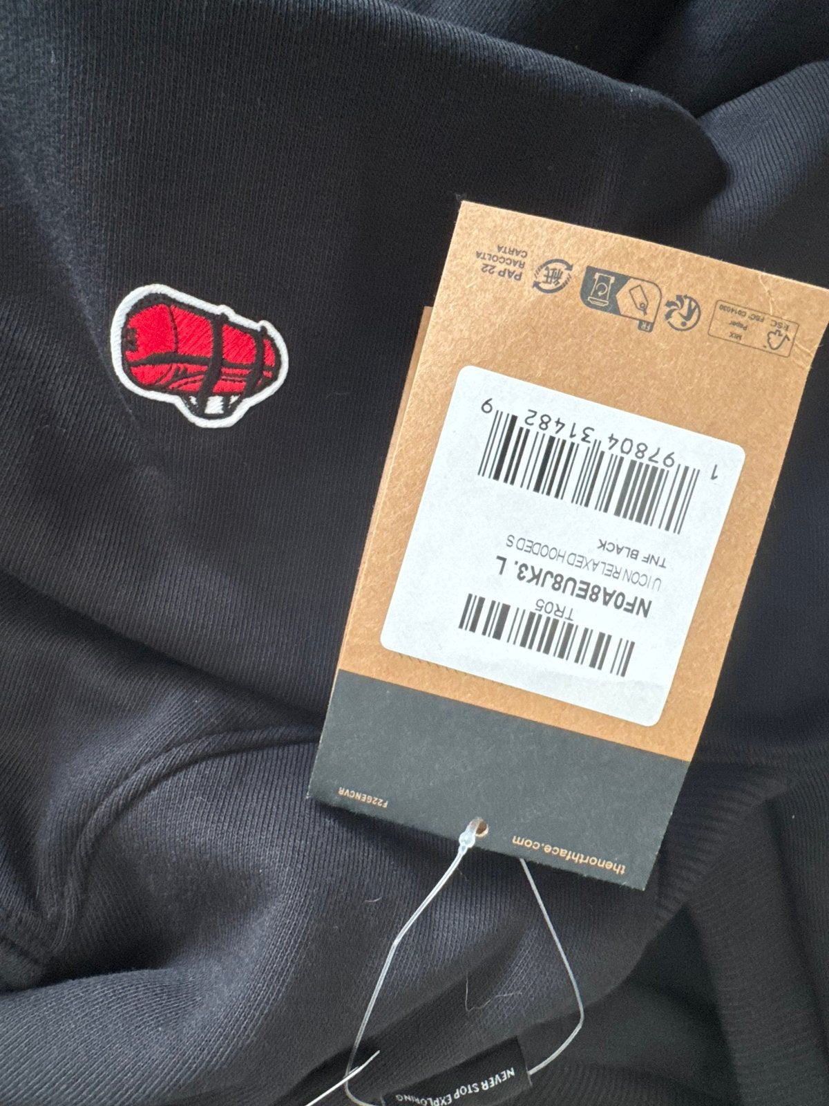 The North Face Hoodie Zwart Maat L Nieuw, Kleding | Heren, Ophalen of Verzenden, Nieuw, Maat 52/54 (L), Zwart