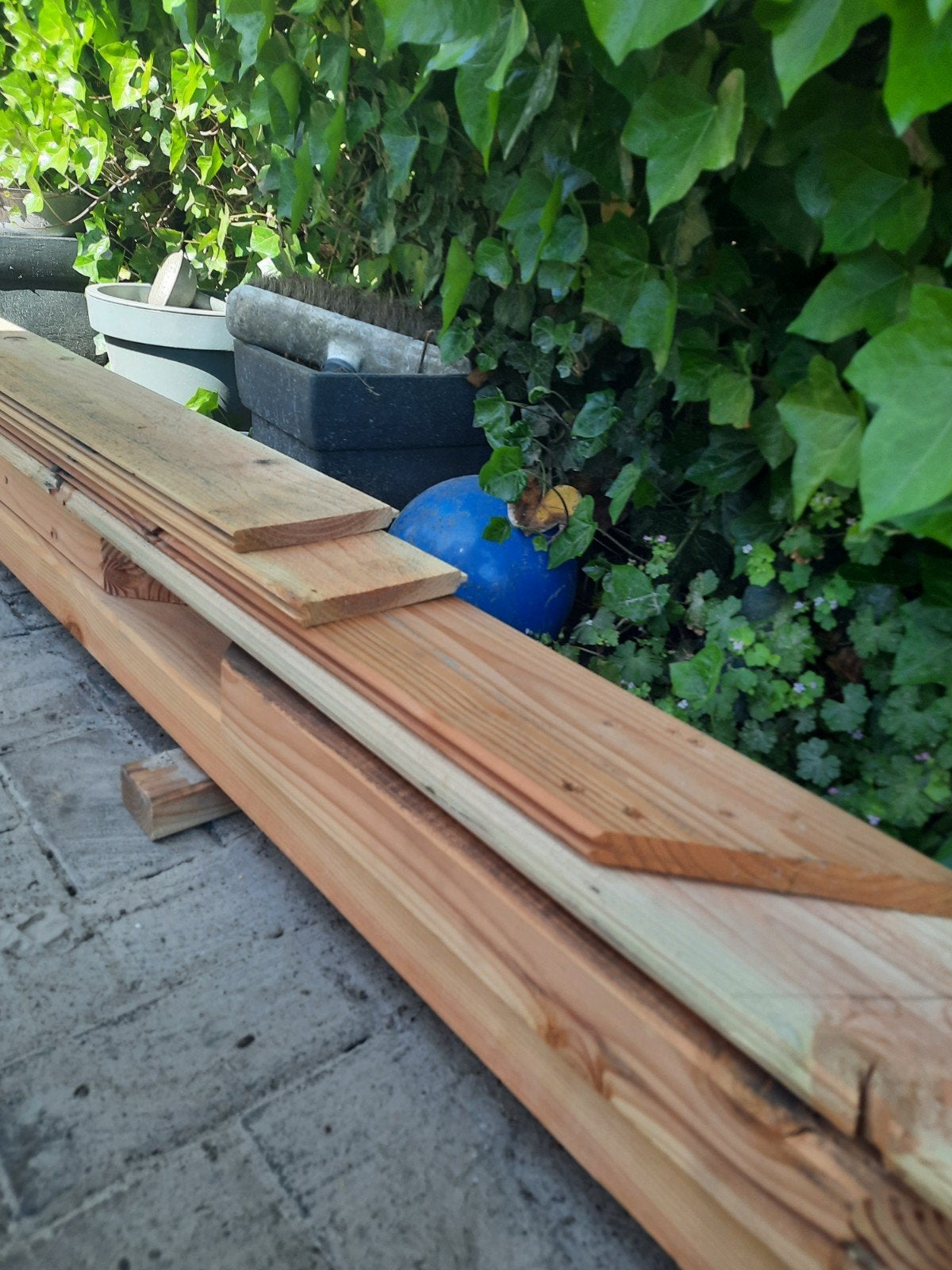 Douglas veer en groef planken, Tuin en Terras, Ophalen, Nieuw, 250 cm of meer, Planken