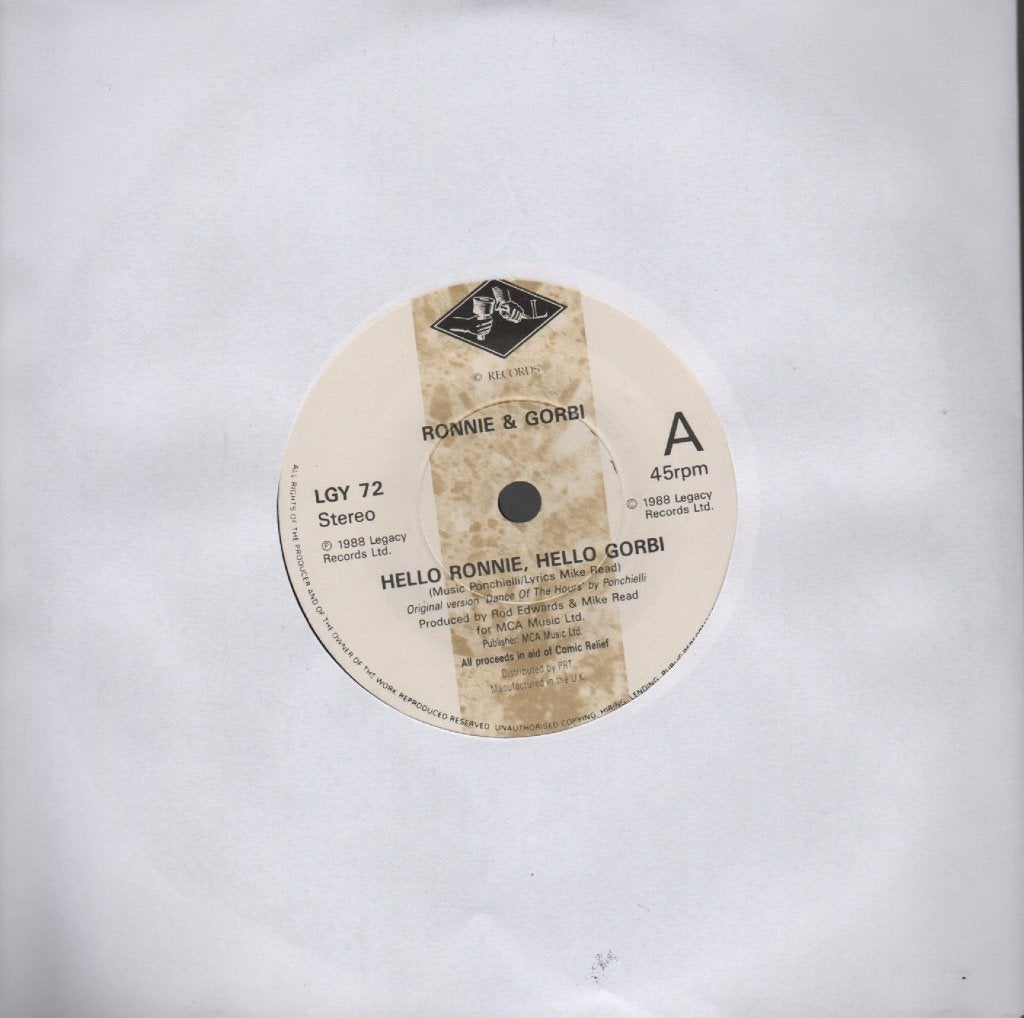 Ronnie & Gorbi – Hello Ronnie, Hello Gorbi 7inch single, Ophalen of Verzenden, Gebruikt, 7 inch