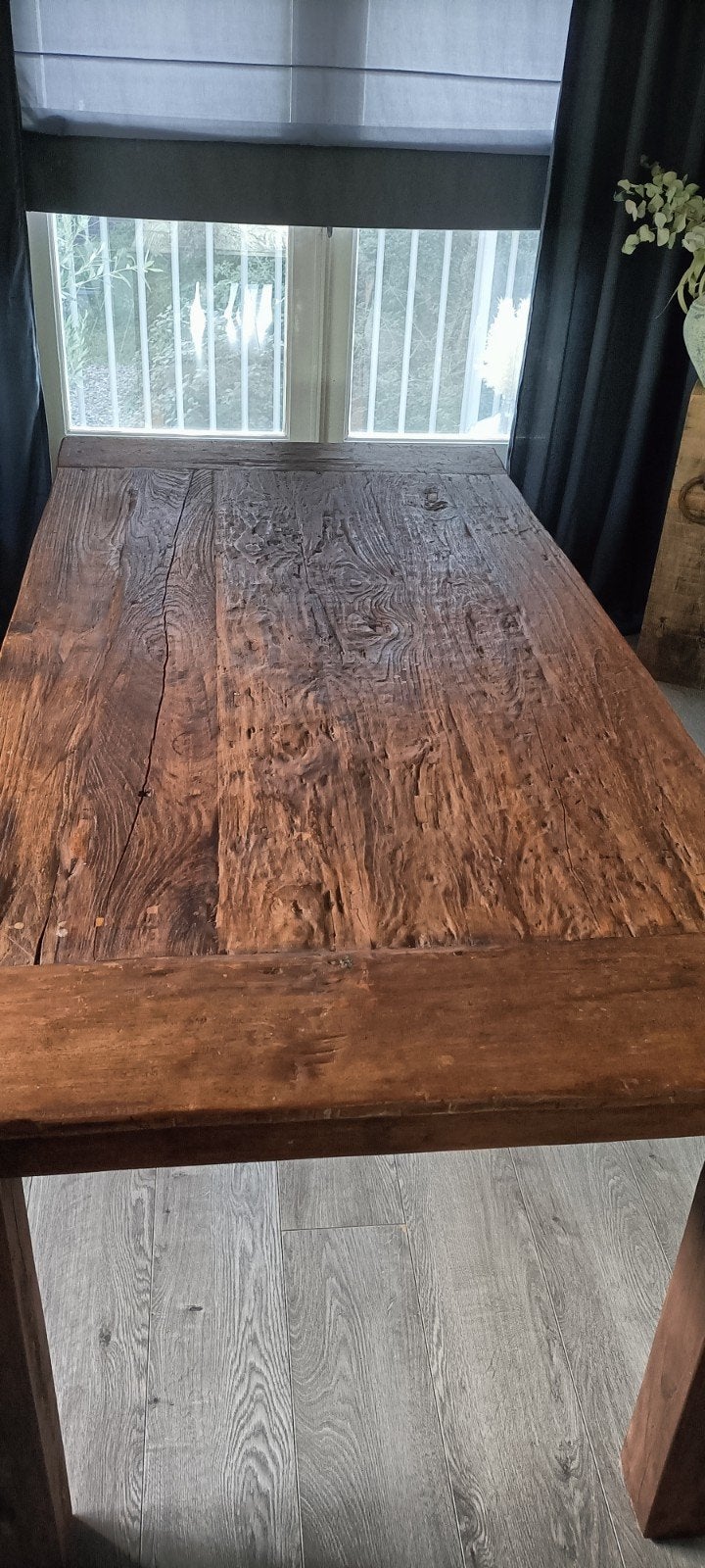 eettafel, Huis en Inrichting, Ophalen, 50 tot 100 cm, Zo goed als nieuw, 150 tot 200 cm