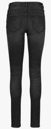 HEMA spijkerbroek Skinny zwart maat 36, Zwart, Ophalen of Verzenden, Zo goed als nieuw, Maat 36 (S)