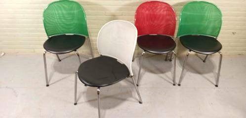 4 postmodern Orta stoelen, Christoph Hindermann, Dietiker, Huis en Inrichting, Ophalen, Tweedehands, Tweedehands, Hout