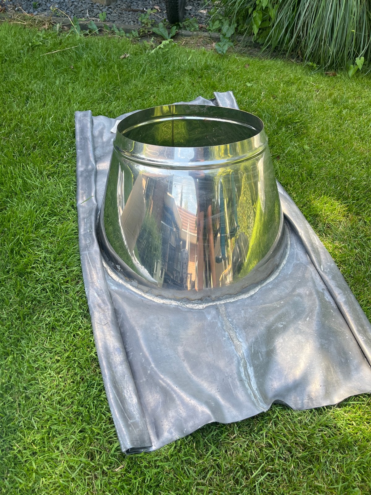 Dakdoorvoer met loodslab 250mm, Ophalen, Gebruikt, Overige typen, Minder dan 5 m²