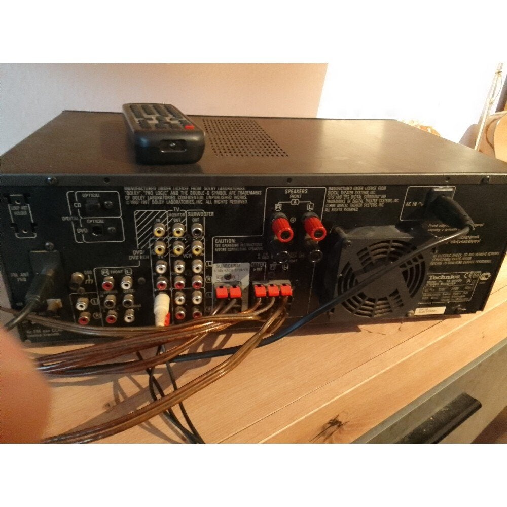 Technics SA-DX390 AV Control Stereo Receiver, Gebruikt, 60 tot 120 watt, Ophalen, Overige merken