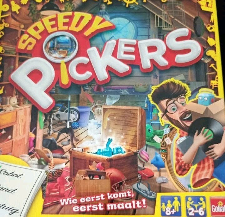 Gezelschapsspel Speedy Pickers, Ophalen of Verzenden, Nieuw