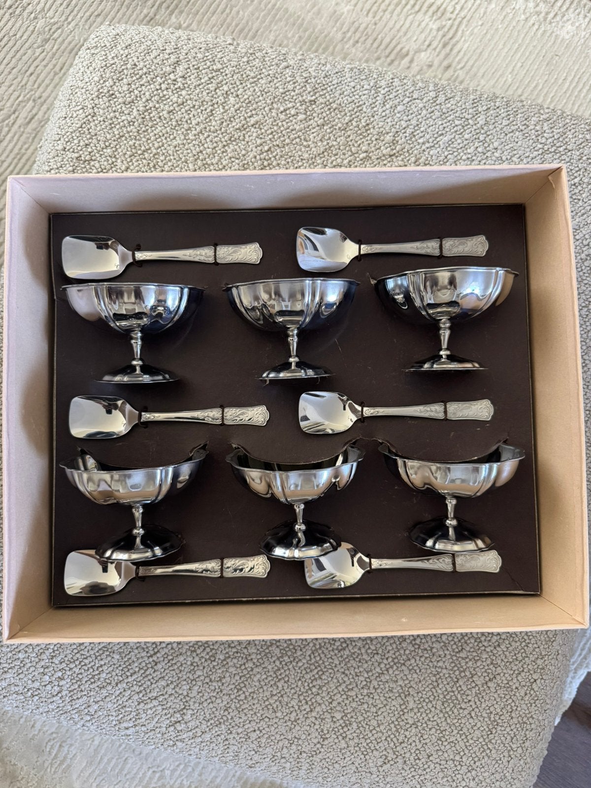 Jean Couzon ijscoupe set, Ophalen of Verzenden