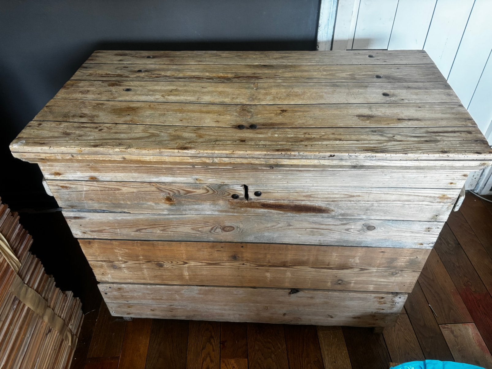Houten Timmermanskist, Ophalen, Gebruikt, 50 tot 100 cm, 75 tot 100 cm