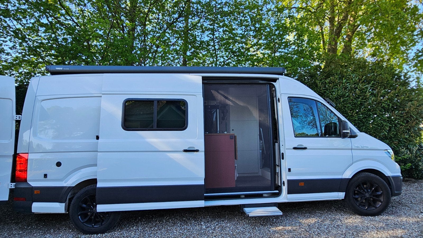 Unieke Bus-Camper, automaat,ingebouwd in een MAN TGE 140., Buscamper of Camperbus, Tot en met 2, Diesel, Particulier