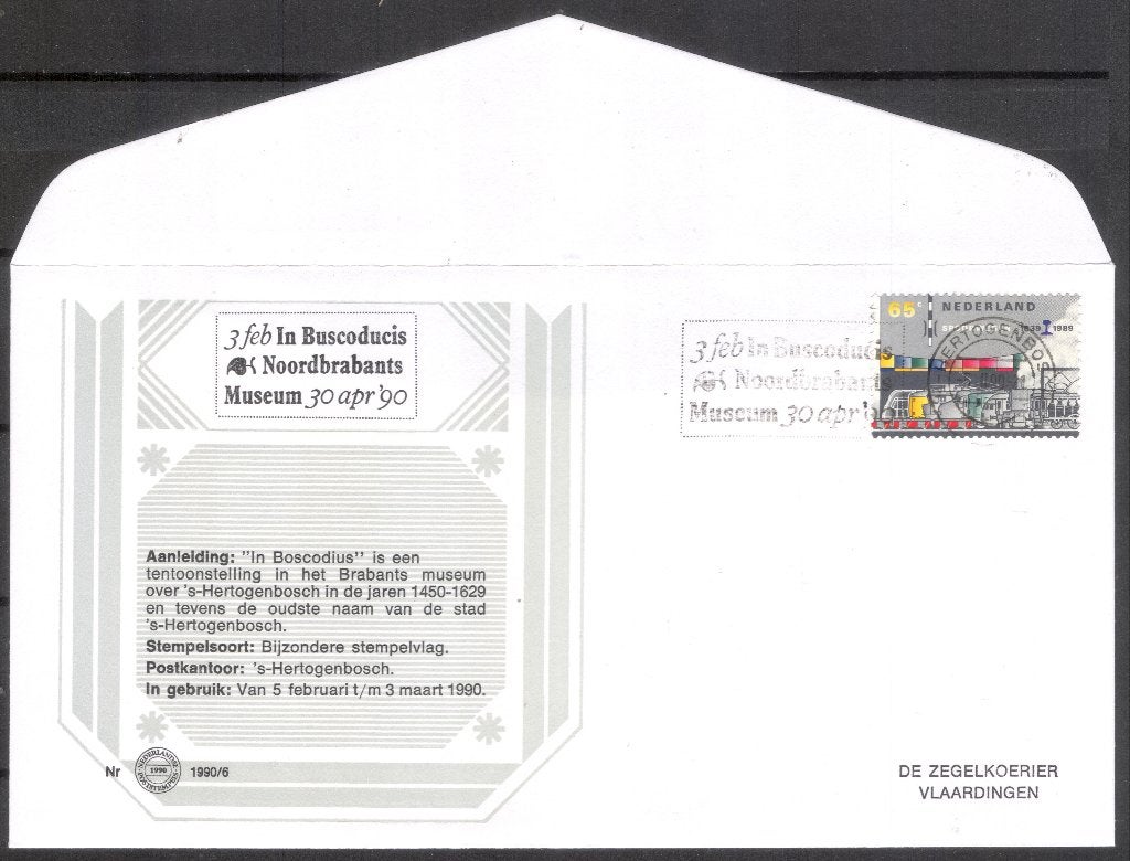 Tentoonstelling Boscodius 1450-1529 Brabants Museum 1990, Verzenden, Envelop