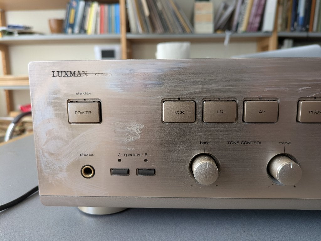 Luxman Stereo Geïntegreerde Versterker - Zilver, Overige merken, Gebruikt, Ophalen of Verzenden, 60 tot 120 watt