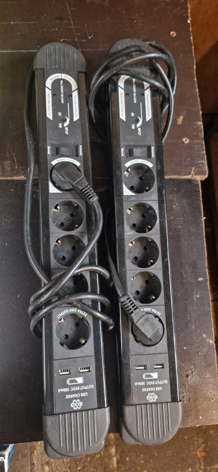 2x Master/Slave stekkerdozen met USB-oplaadpoorten, Ophalen of Verzenden