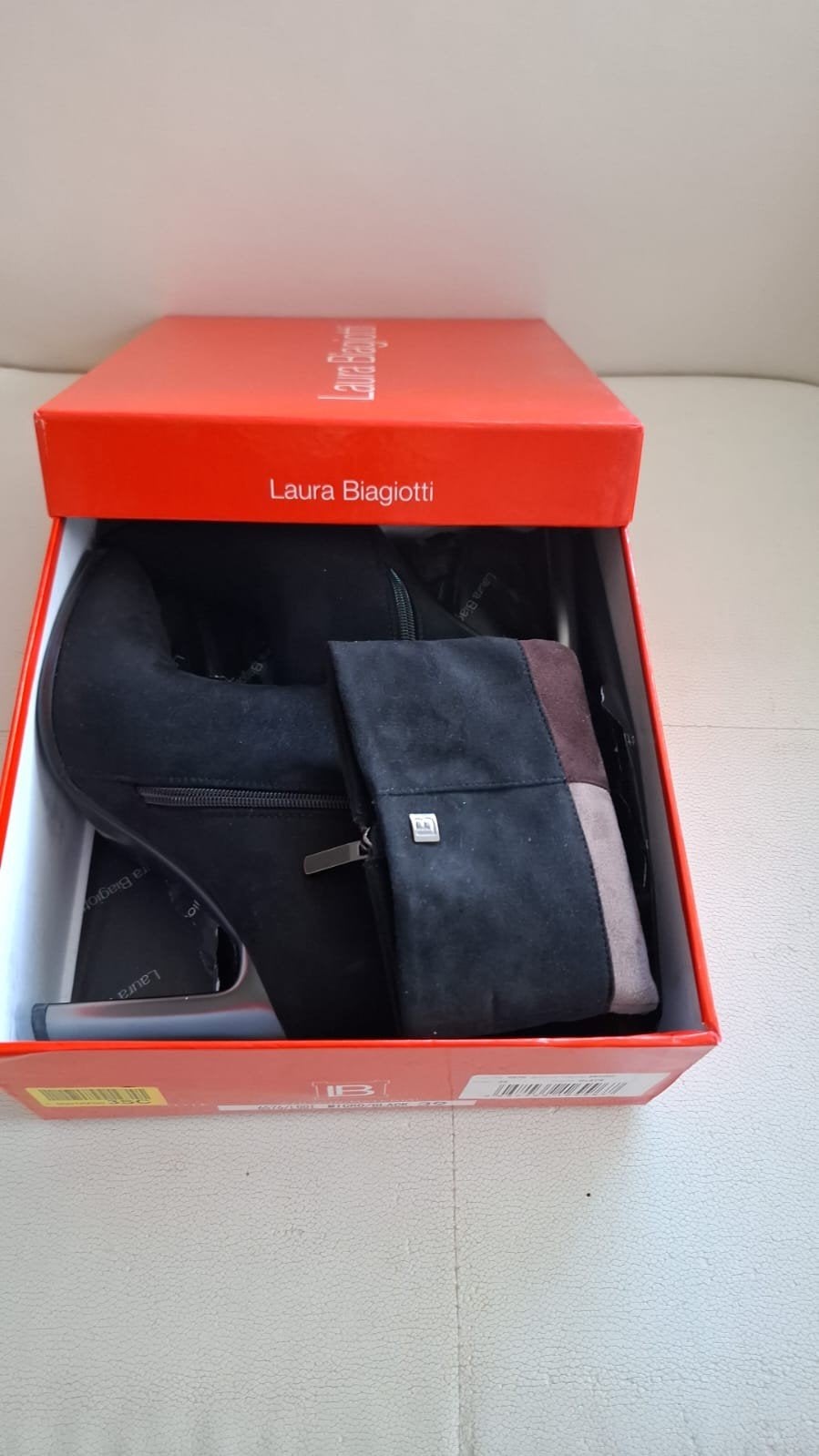 Laura Biagiotti Enkellaarzen - Nieuw! Maat 39, Zwart, Lage of Enkellaarzen, Laura Biagiotti, Nieuw