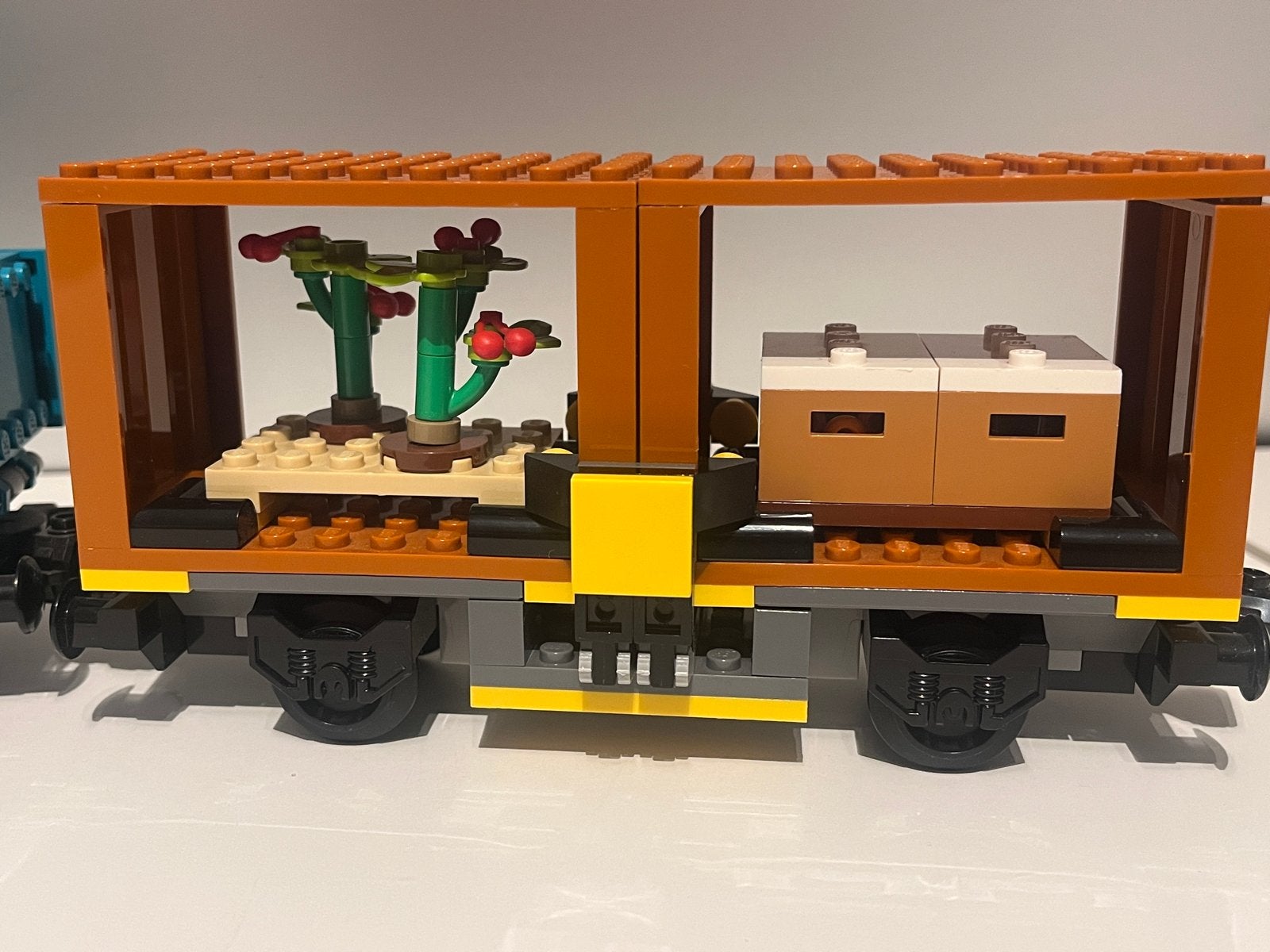 LEGO City 60336 Goederentrein met Kraan en Wagons, Ophalen of Verzenden, Zo goed als nieuw
