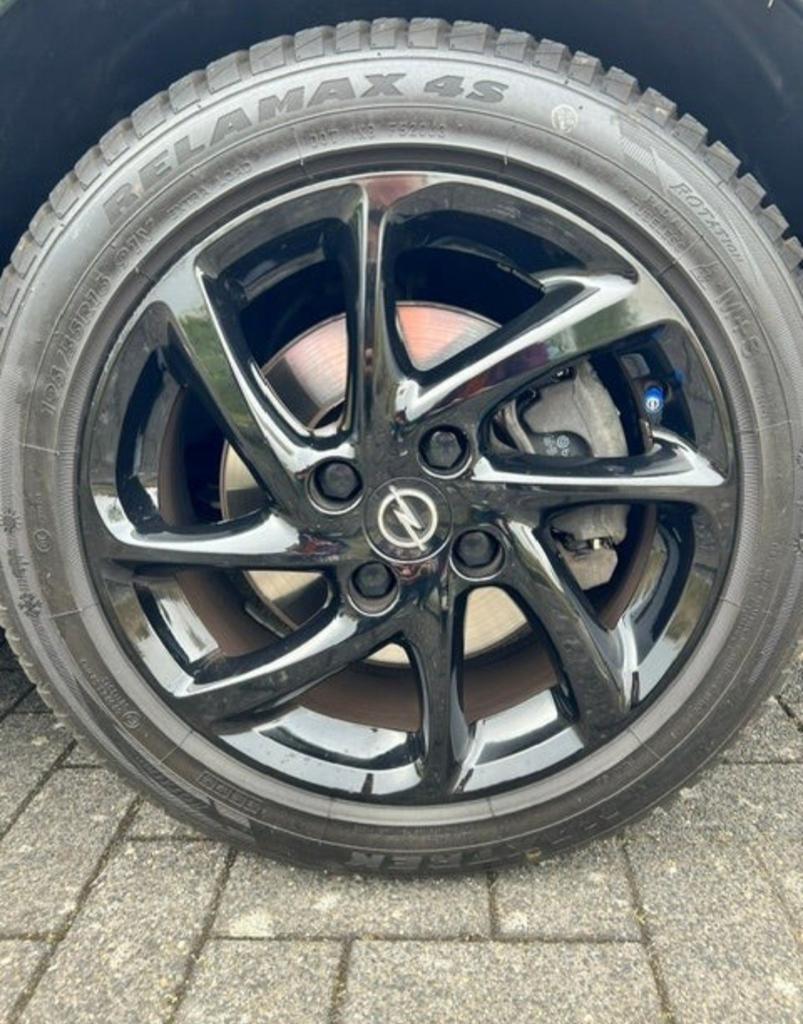 Opel CorsaVelgen met Goodyear All Season Banden, Gebruikt, 16 inch, Banden en Velgen, Ophalen of Verzenden