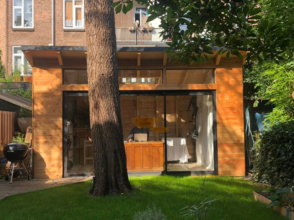 Tuinhuis schuur veranda tuinkantoor laten bouwen? Bel nu, Tuin en Terras, Tuinhuizen, Ophalen of Verzenden, Zo goed als nieuw